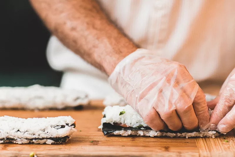 photo de sushi chef