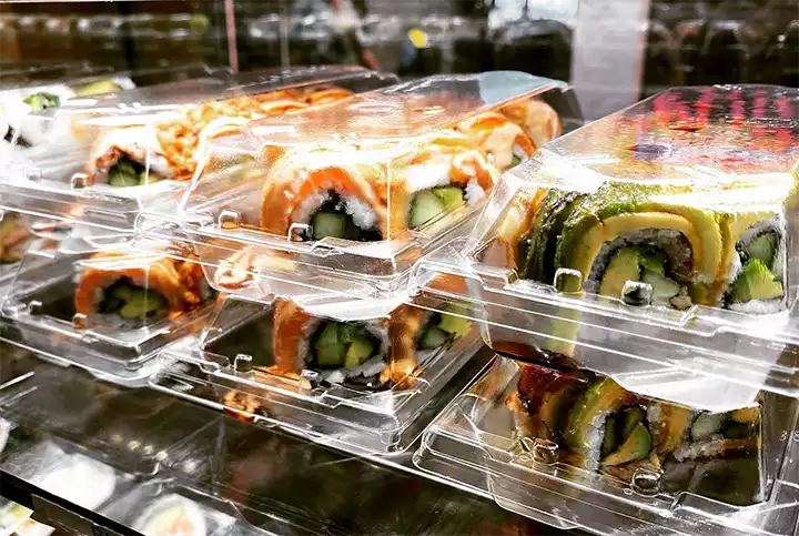 photo de sushi display